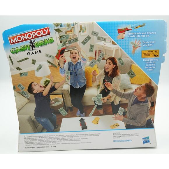 Monopoly Cash Grab Game New Hasbro Board Game - Picture 2 of 3